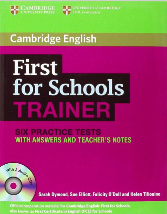 First for Schools Trainer libro en PDF con audio CD