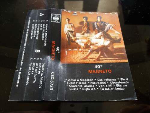 Magneto 40 Grados Tape Las Palabras Peru Siglo Xx Oferta F