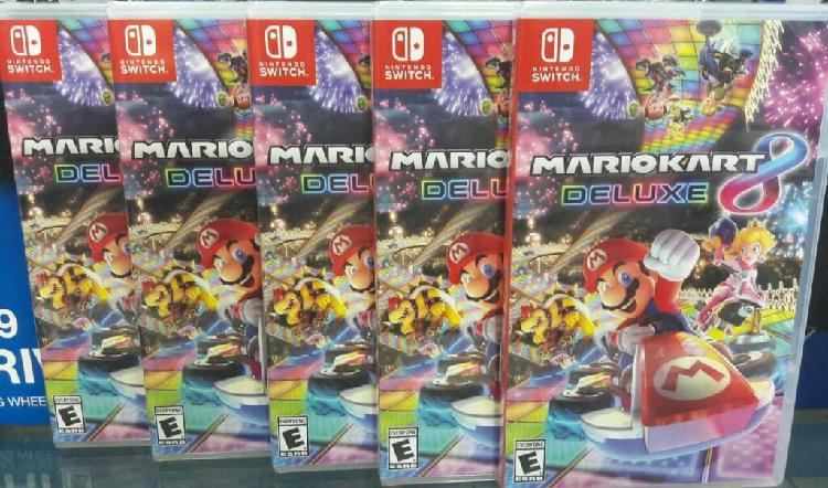 Mario Kart 8 Deluxe Nintendo Switch Nuevo y Sellado Stock