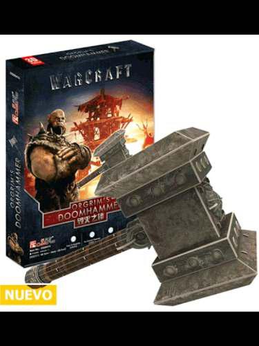 Puzzle 3d. Martillo De Warcraft. Doomhammer