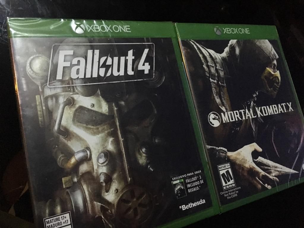 Fallout 4 Y Mk X Xbox one nuevo