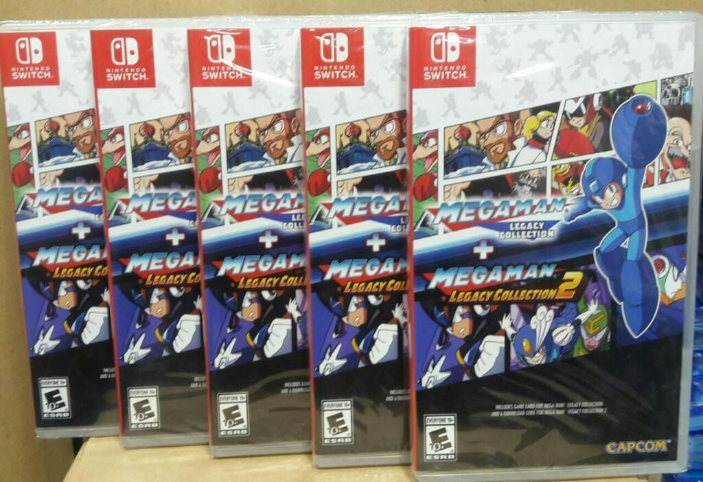 Megaman Legacy Collection 1 Y 2 Nintendo Switch Nuevo