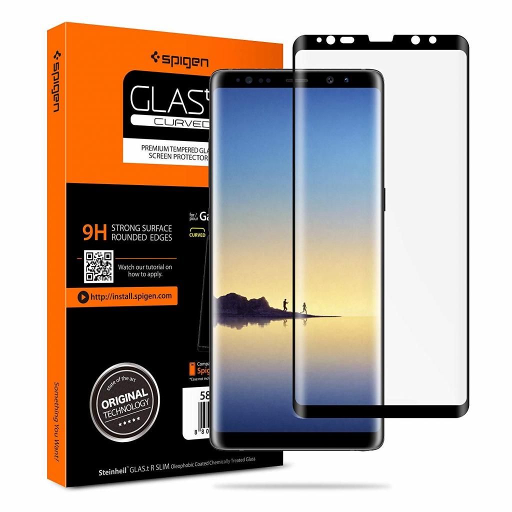 Mica Glass Vidrio Templado 9h Spigen Para Galaxy Note 8,