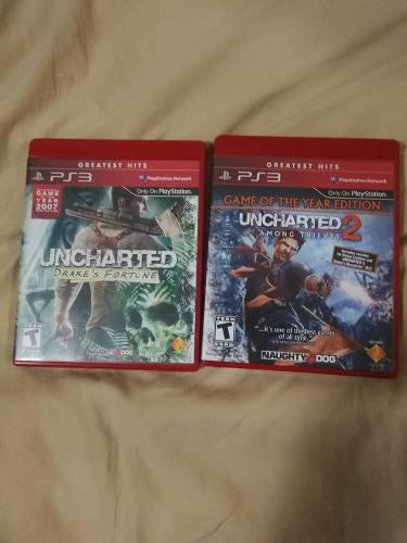 Pack Uncharted 1 Y 2