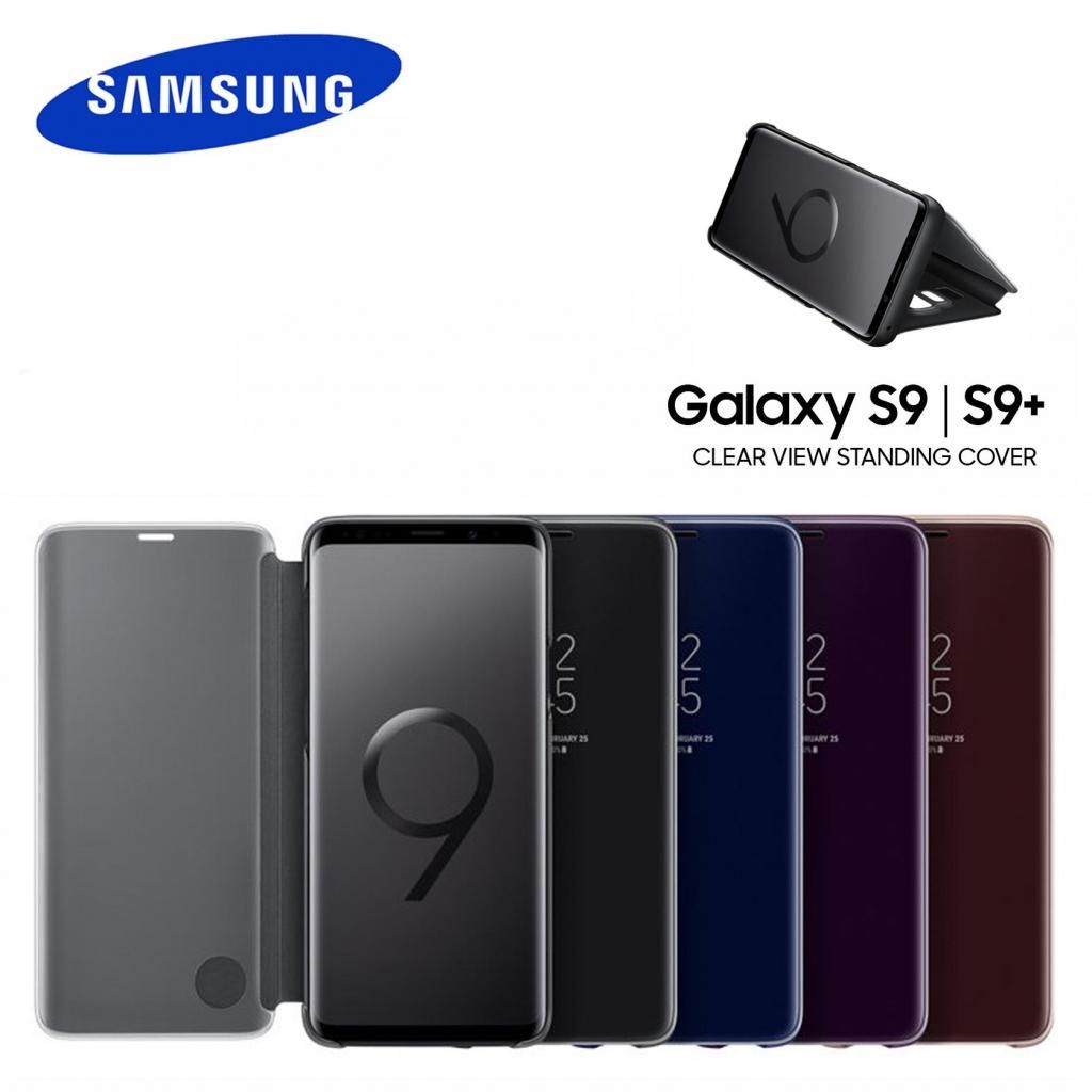 Samsung Galaxy S9 Plus Funda Flip Cover Sview Original,
