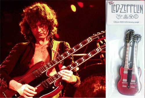 Guitarras Llaveros Gibson Jimmy Page Led Zeppelin