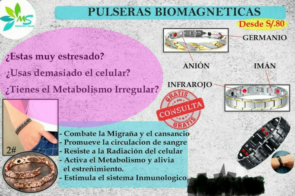 Pulseras Biomagneticas