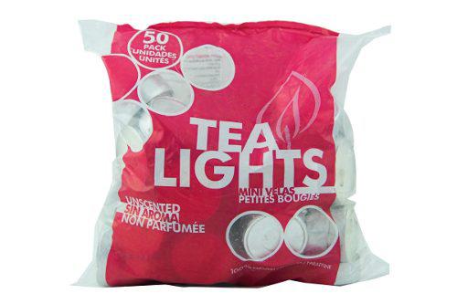 Bolsa De 50 Unidades De Tea Lights Blancas Kerzen