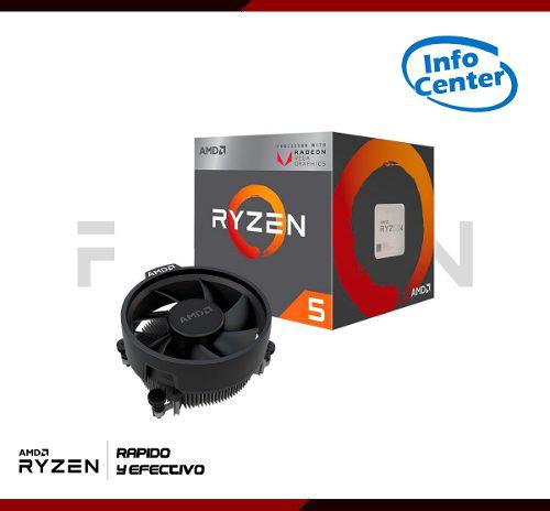 Cpu Amd Ryzen 5 2400g 3.6ghz Am4