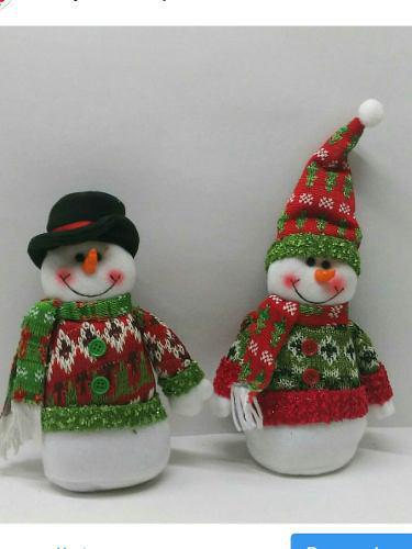 Muñeco De Nieve Con Potito Pesado - Navidad