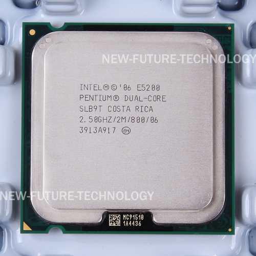 Procesador 775 Dual Core E5200 2.5mhz 2mb 800 Bus