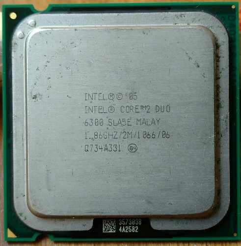 Procesador Intel Core 2 Duo E6300 1.86ghz/2m/1066 Lga 775