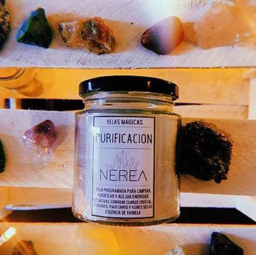 Vela Mágica Purificación - Cuarzo Cristal, Esencia