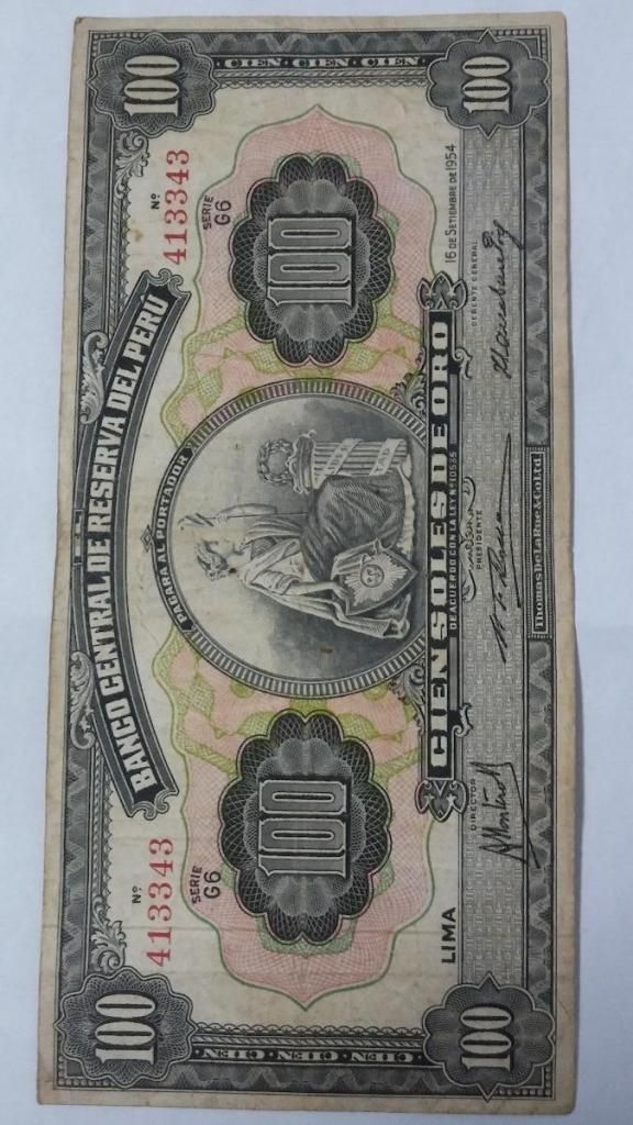 Billete Antiguo 's Odría Amoretti