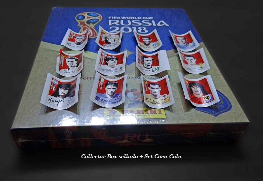 Collector Box Album Panini Gold Tapa Dura Set Coca Cola