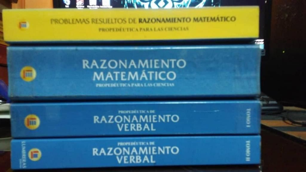 Compendios Lumbreras R.matemático R. Verbal San Marcos S/30