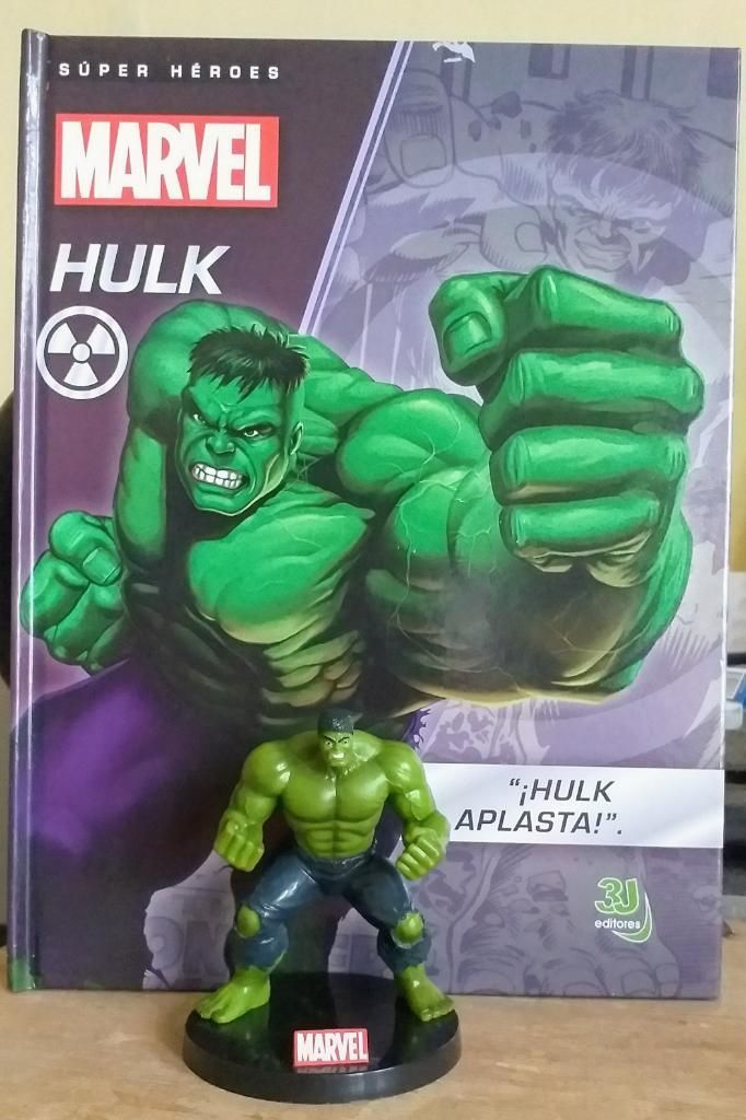 Figura Hulk Más Libro Tapa Dura - Marvel