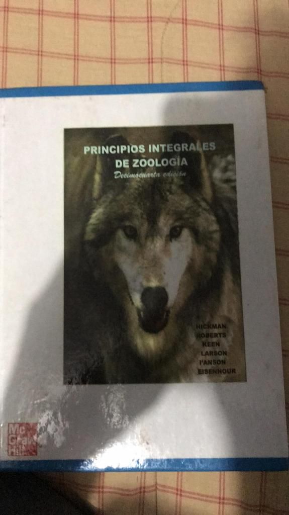 Libro Proncipios Integrales de Zoologia