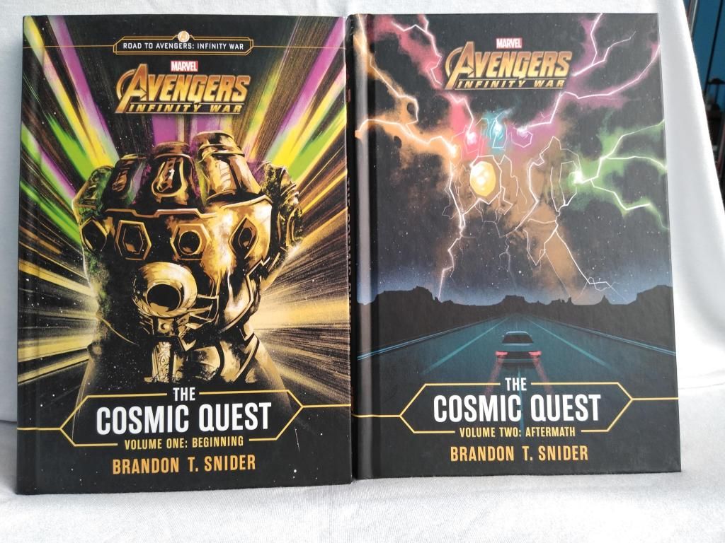 Libros Avengers Infinity War The cosmic Quest volumen 1 y 2