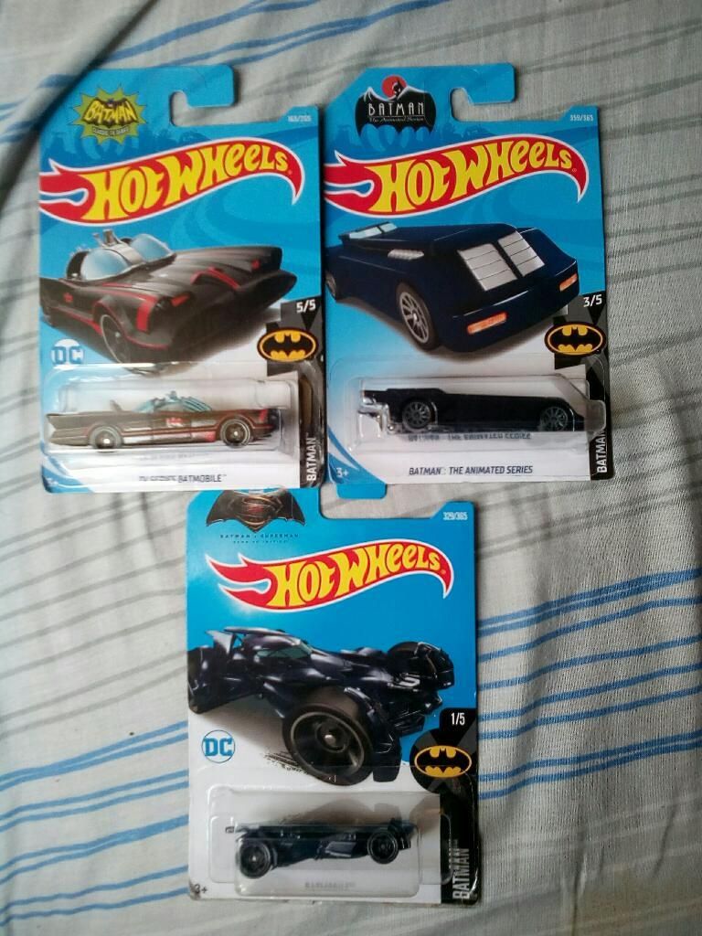 Lote de Autos Hot Weels Batman