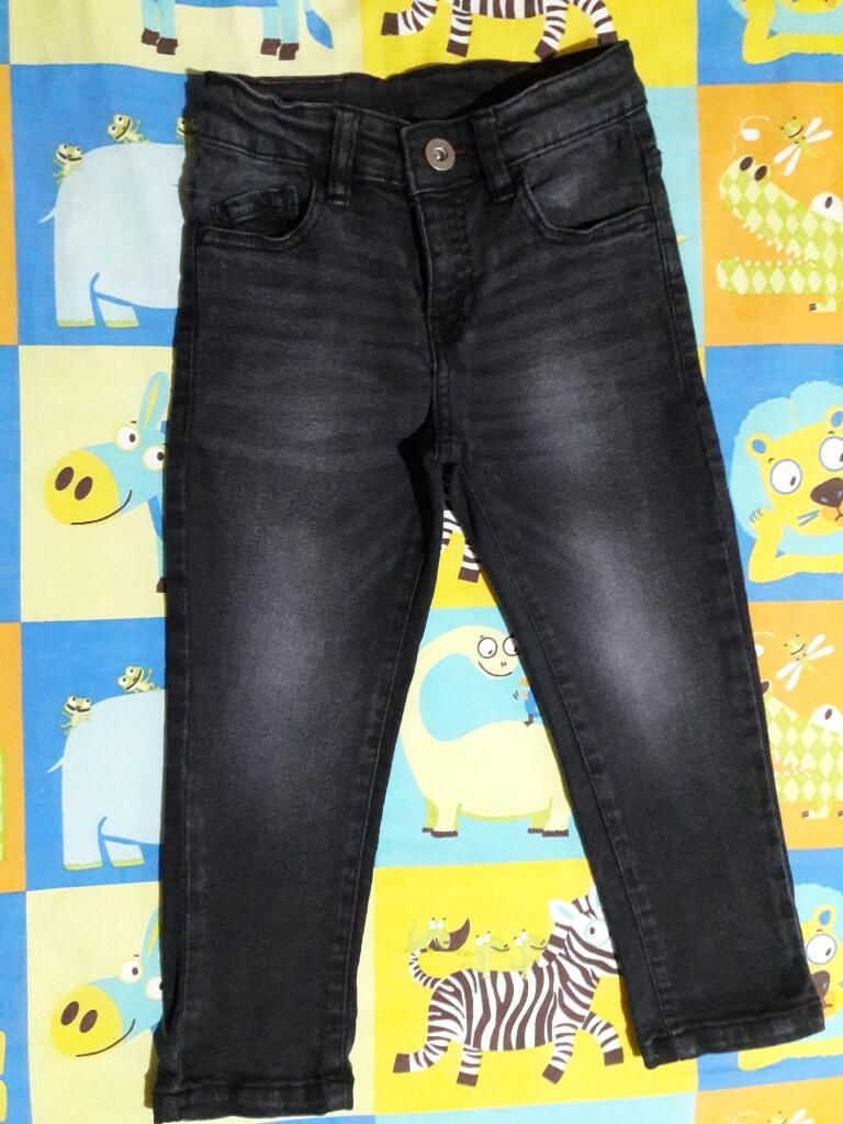 Jeans Negro-azul de Niño