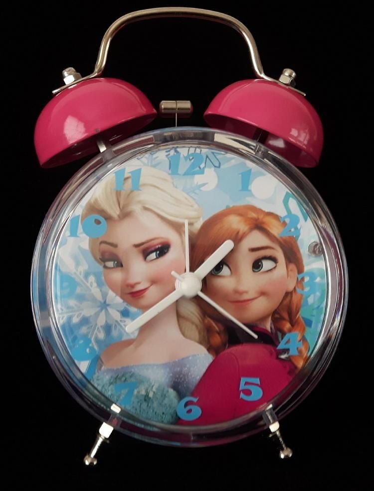 Reloj Despertador Estilo Vintage Frozen - Elsa Y Anna
