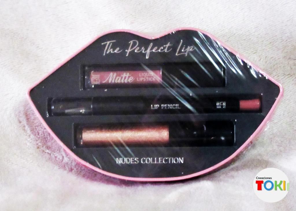 Set de lipstick labios perfectos