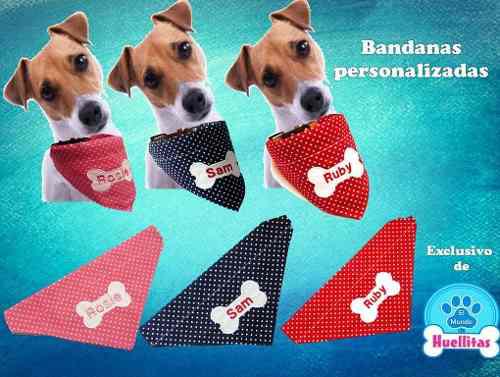 Bandanas Personalizadas Perros Gatos