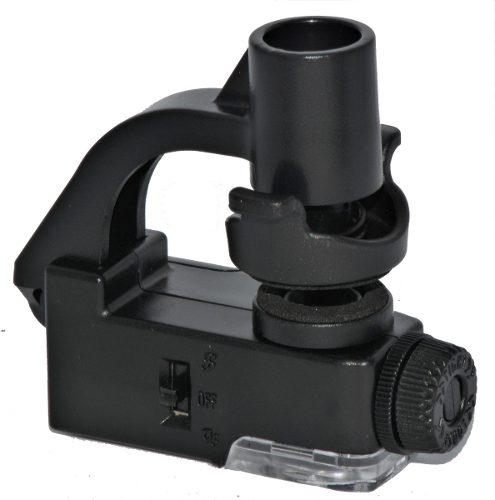 Lupa 90x Clip Microscopio Led/uv Para Smartphones Universal