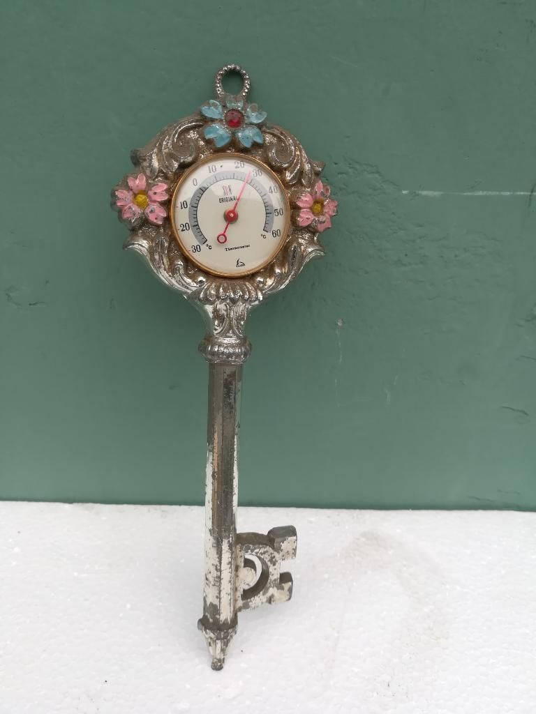 Antiguo Termometro Decorativo