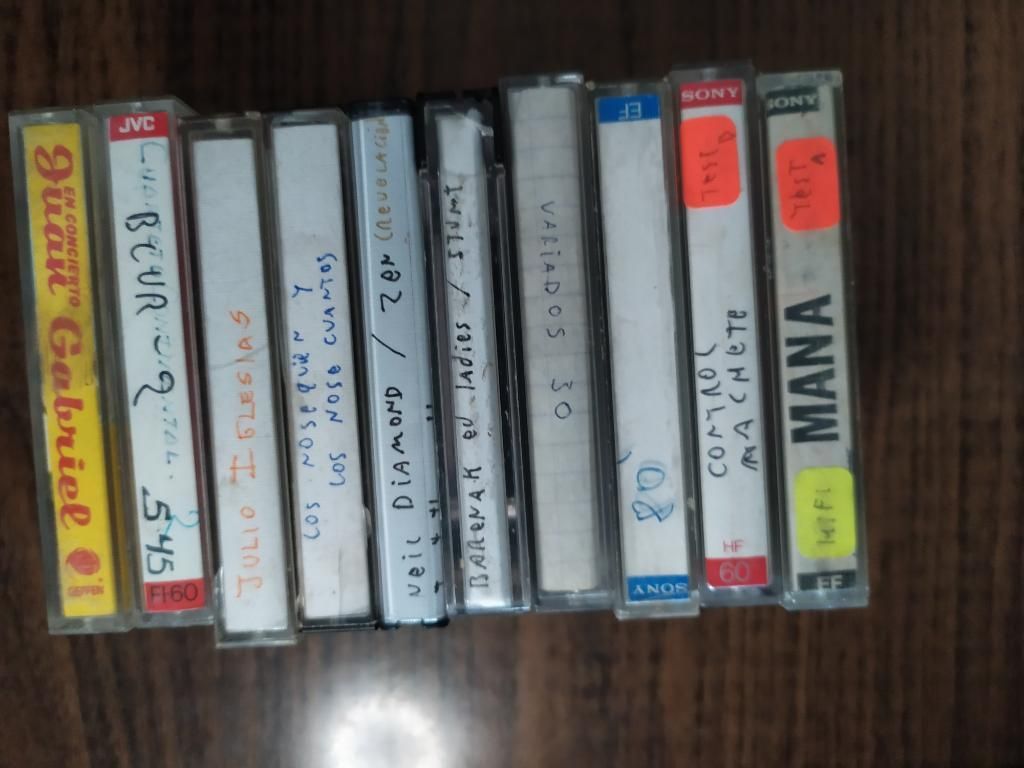 Cassette Tipo Normales, Posición 1