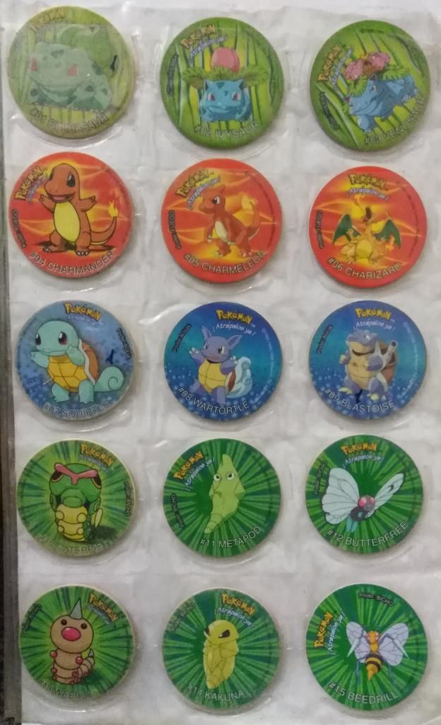 Colección de Taps Pokemon