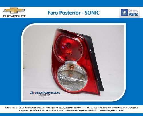 Faro Posterior Sonic Original Gm Chevrolet