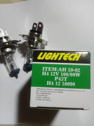 Focos Para Faro De Auto H4 De 90 A 100 Watt Marca Lightech