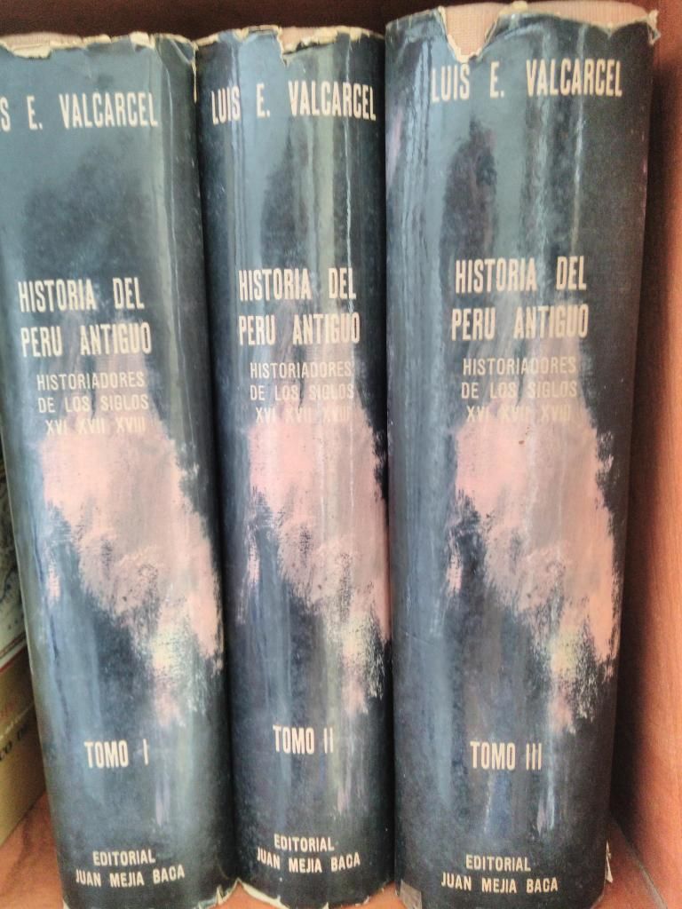 Historia del Perú Antiguo, Luis E. Valcarcel