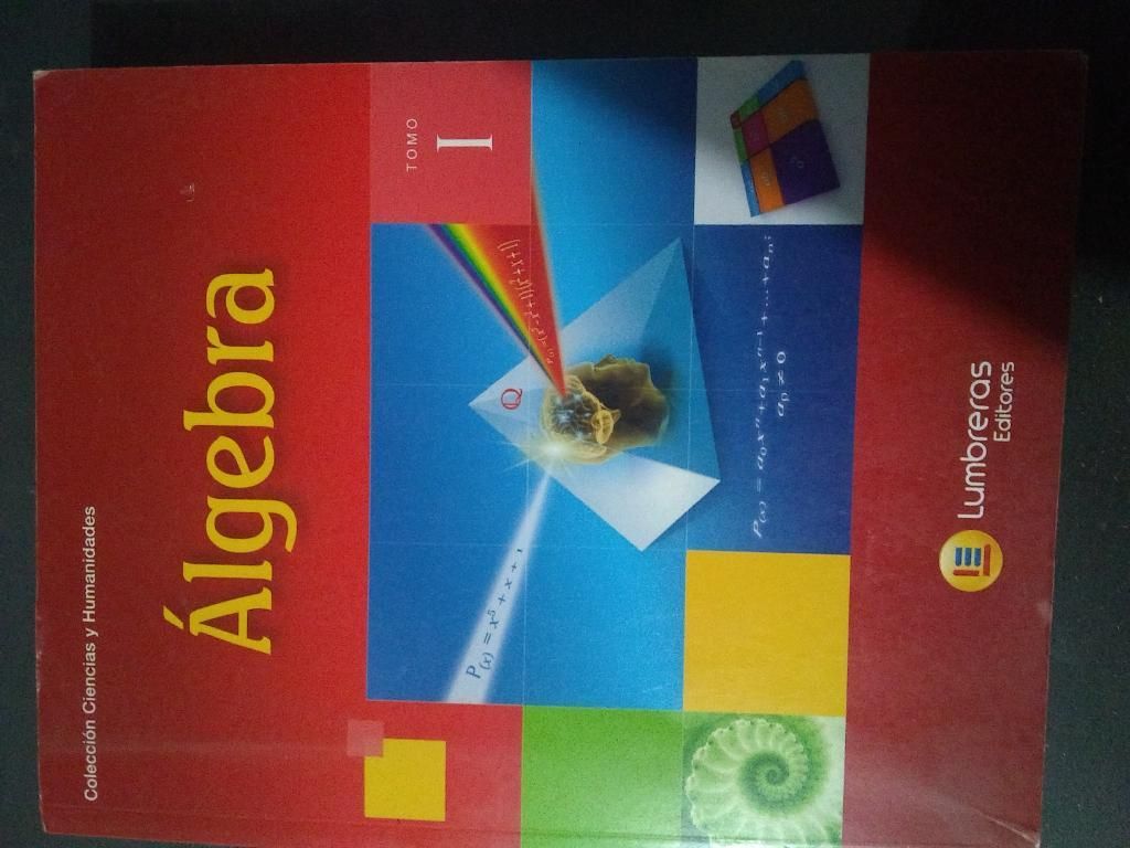 Libro de Algebra Lumbrera. Tomo 1