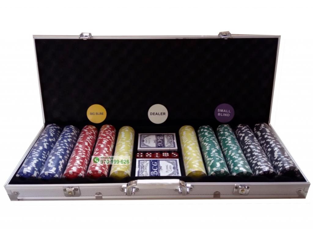Maletin con 500 piezas Poker Nuevos Importado *