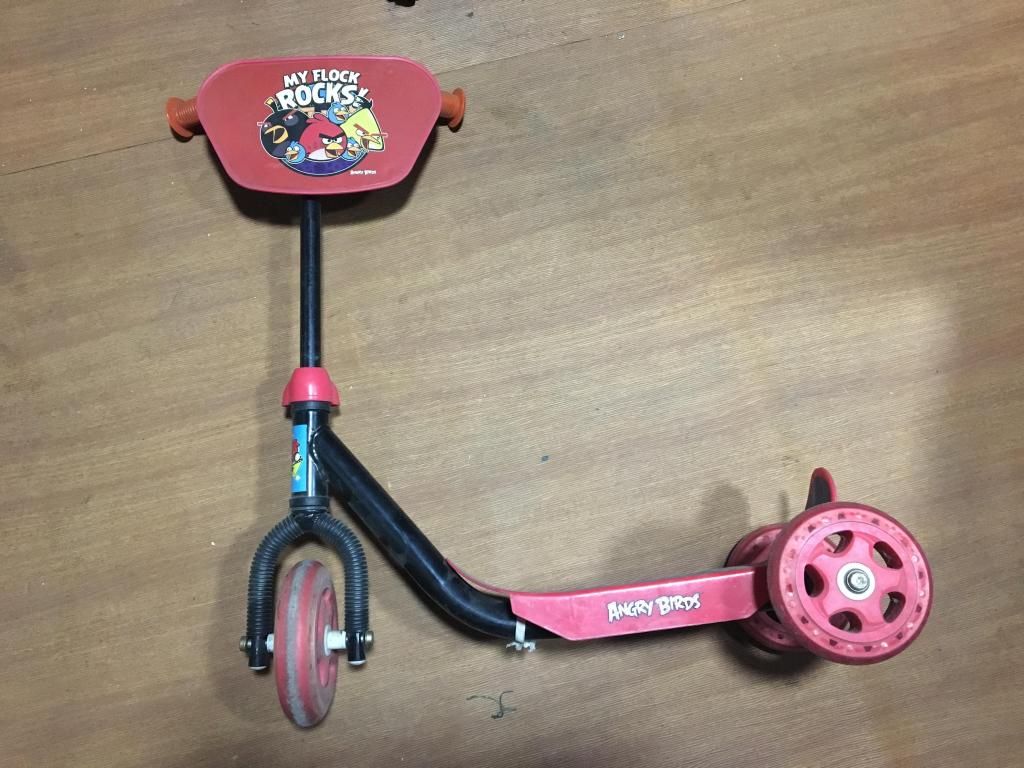 Scooter para nios menores de 5 aos angry birts