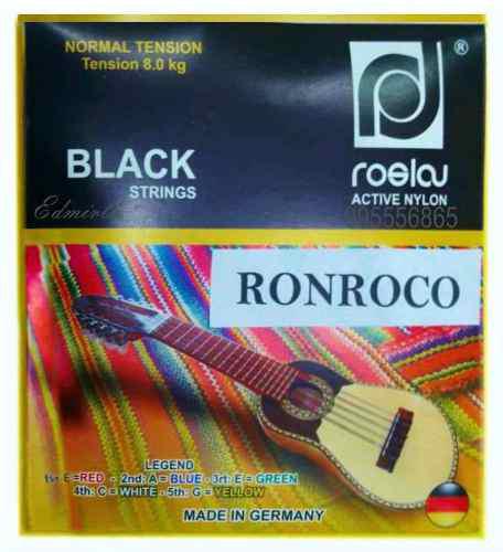 Cuerdas De Charango Ronroco Roelau /germany/nylon/nuevas100%