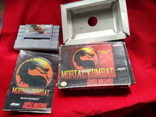 Mortal Kombat Snes Original (Super Nintendo)