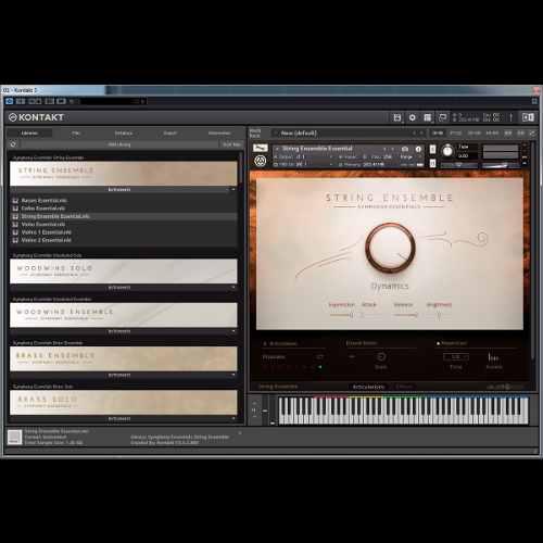 Native Symphony Essentials String Ensemble Para Kontakt