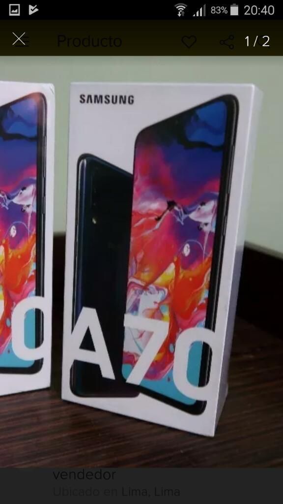 Samsung Galaxy A70_cajamarca_nuevos