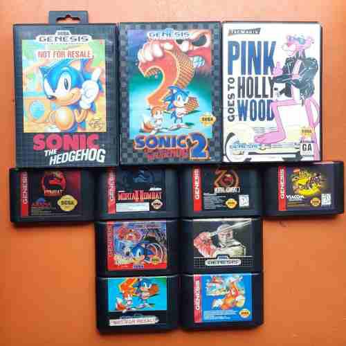 Sega Genesis Juegos Original Caja Sueltos Varios Sonic 1,2,3