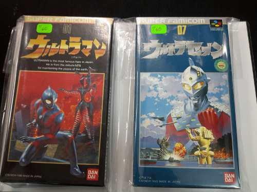 Snes Ultraman Y Ultra Seven Juegos