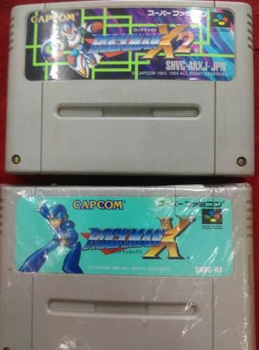 Súper Nintendo Megaman 1 Y 2 Originales