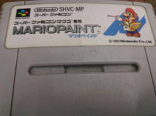 Super Nintendo Mario Paint Casset Original Famicom