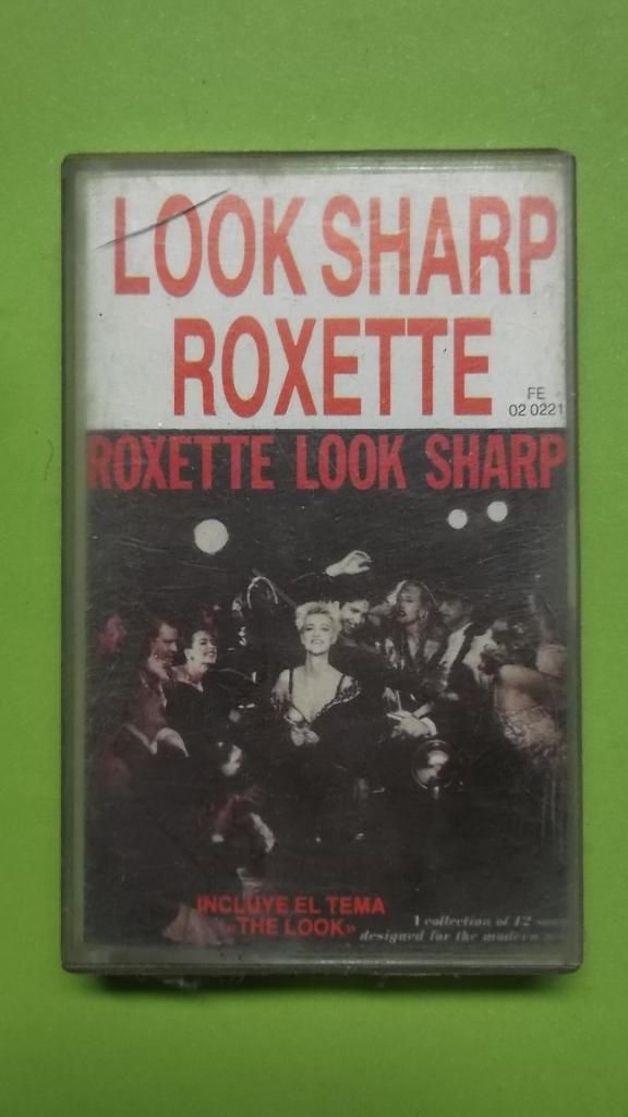 roxette look sharp cassete original