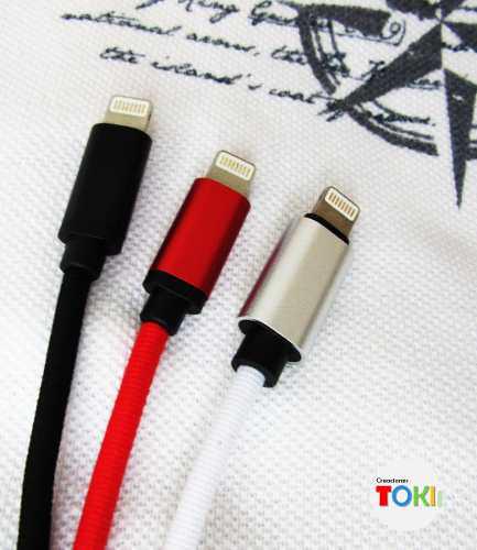 Cable Cargador Apple Lightning De Nylon De 1m