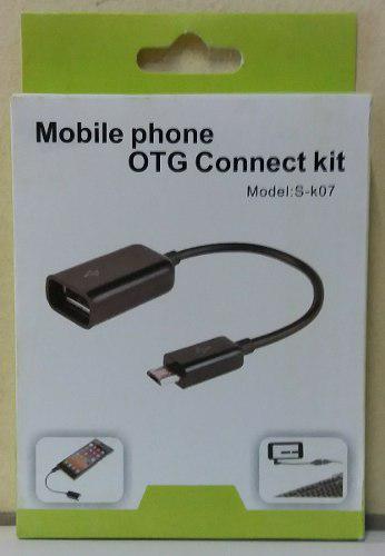 Cable Conector Otg Micro A Usb Hembra Para Celulares