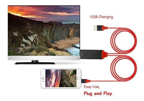 Cable Hdmi De Video Para Apple iPad iPhone 5,6,7 A Tv